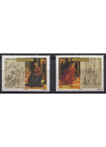 2005 Vaticano Musei Vaticani e Louvre Serie 2 Valori Sassone 1388-9